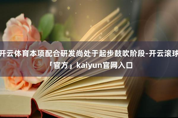 开云体育本项配合研发尚处于起步鼓吹阶段-开云滚球「官方」kaiyun官网入口